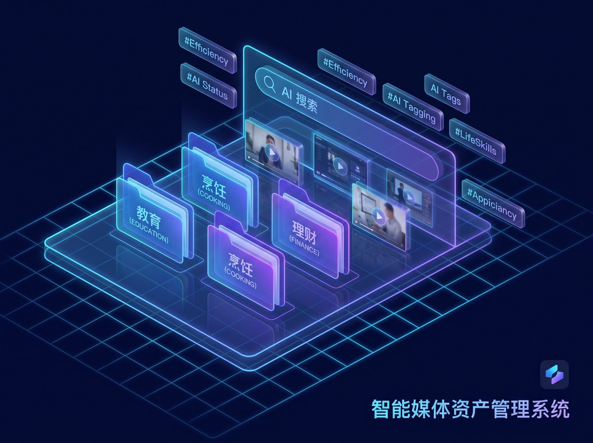 蘑菇视频智能媒资管理系统产品展示